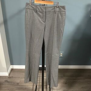 LOFT Petite Black and White Patterned Pants